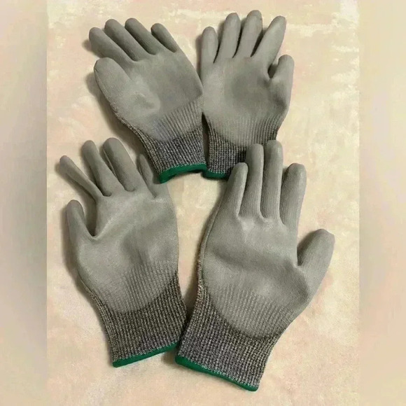 2 pair Magid Grip HOPE Level A5 ANSI Cut Resistant Work Gloves Polyurethane - Picture 3 of 5